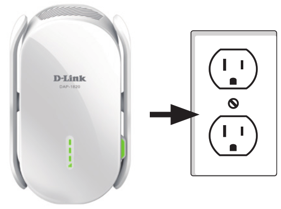 D-Link Wi-Fi Range Extender - Enchufe su Range Extender