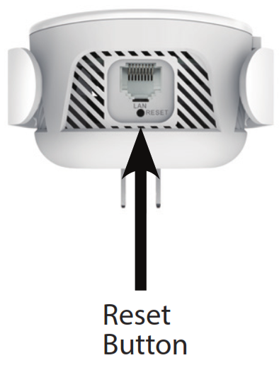 Extensor de Red Wi-Fi D-Link - Botón Reset