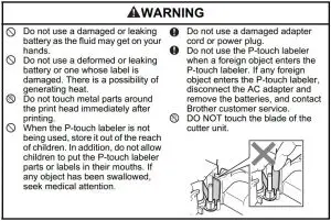 FIG 5 Precauciones de seguridad