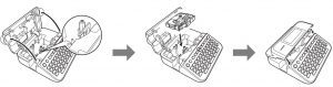 FIG 13 Insertar un casete de cinta