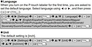 FIG 14 Configuración del idioma y la unidad