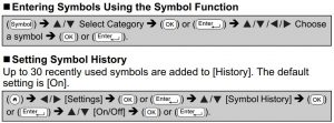 FIG 46 Introducción de símbolos