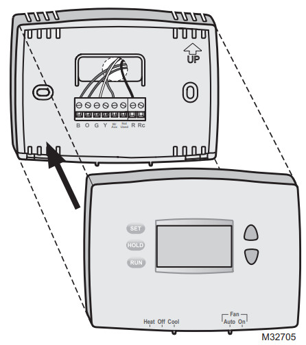 Termostato programable Honeywell RTH2300B1012 - Instalar termostato