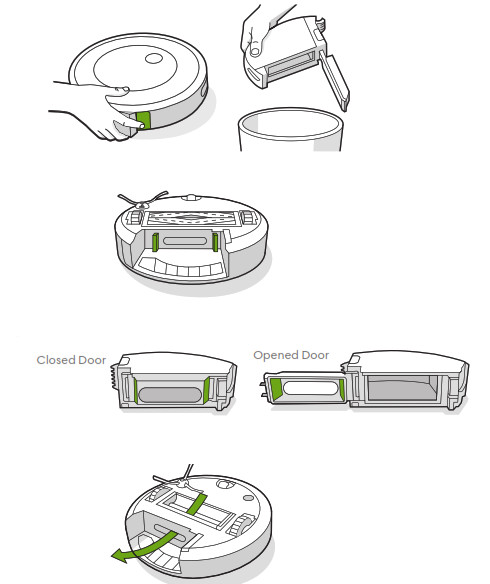 iROBOT Roomba j7+ Robot Aspirador - Sensores de cubo lleno