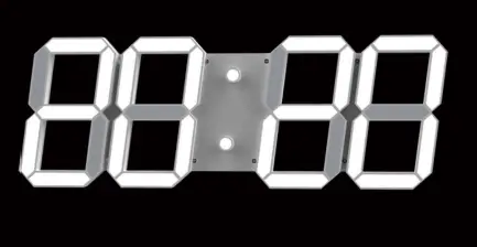 CHKOSDA CH3390 WiFi Digital LED Reloj de Pared-fig1