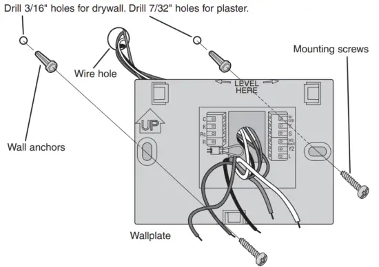 Honeywell Wi Fi Termostato 9000 Color de pantalla táctil - 3