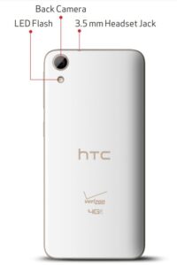 HTC Desire 626 Vista trasera