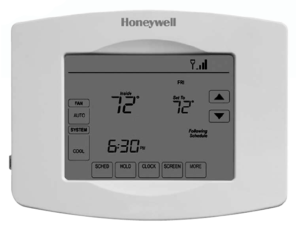 Manual de instalación del termostato de pantalla táctil WiFi Honeywell